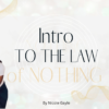 Law of Nothing